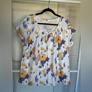 Floral Print Women's Top